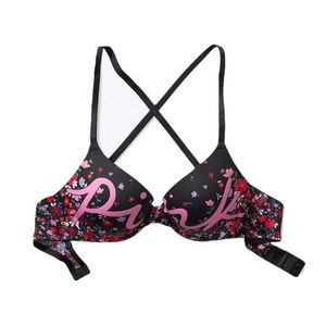 VS🦎Pink Wear Everywhere T-Shirt Lightly Lined Bra🌵